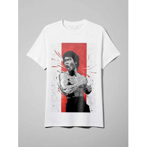 Tricou Bruce Lee într-o lovitură